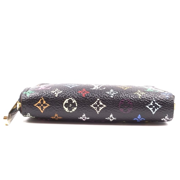 Monogram Square Zip Around Card Holder Case Wallet - Picture 7 of 12